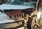 Colisão frontal envolvendo dois carros e uma moto deixa sete feridos em Santa Rita