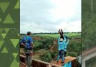 Morte em rope jump: imagens em novo ângulo flagram reação de pessoas após jovem ser lançada de ponte no interior de SP