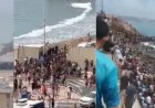 Milhares de imigrantes marroquinos chegam à Espanha pelo mar; veja as imagens