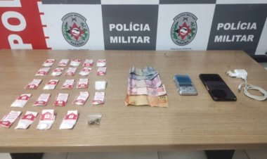 Homem suspeito de tráfico de drogas é preso com cocaína em Mangabeira