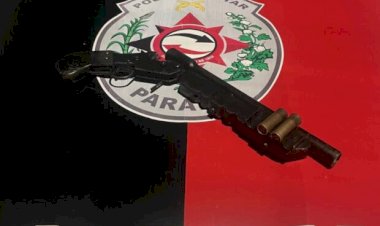 Arma é apreendida durante operação no bairro de Mandacaru, em João Pessoa
