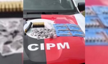 Adolescente é apreendido com carregador de submetralhadora, munições e maconha em Cabedelo