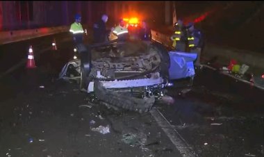 Carro cai de viaduto no Rodoanel e mata quatro jovens em São Bernardo do Campo, na Grande SP