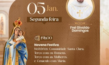 Festa de Nossa Senhora do Bom Conselho segue nesta segunda (5) com novena, quermesse e show em Esperança