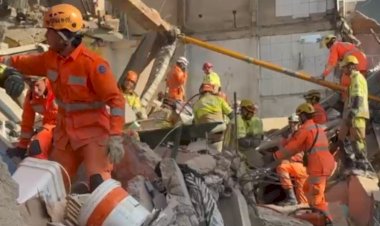 Asilo desaba em BH e deixa ao menos um morto; bombeiros buscam vítimas