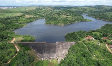 pós fortes chuvas, barragem Nova Camará atinge 50?capacidade e recebe manutenção