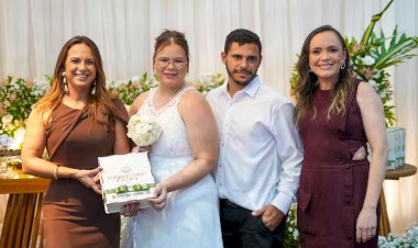 Projeto Fortalecendo Laços celebra união de 38 casais em cerimônia coletiva em Esperança