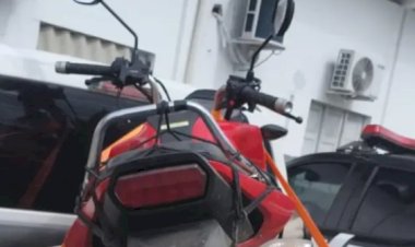 Polícia recupera moto roubada horas após o crime em Campina Grande