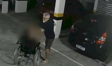 Suboficial flagrado agredindo filho cadeirante com socos já foi denunciado à Marinha por condomínio