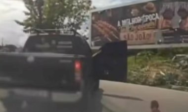 Criança cai de caminhonete em movimento, em João Pessoa; VÍDEO