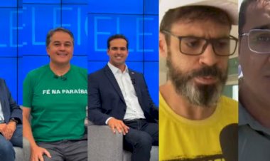 Encontro com empresários, gravações e caminhadas com apoiadores: veja como foi o dia dos candidatos ao governo da PB