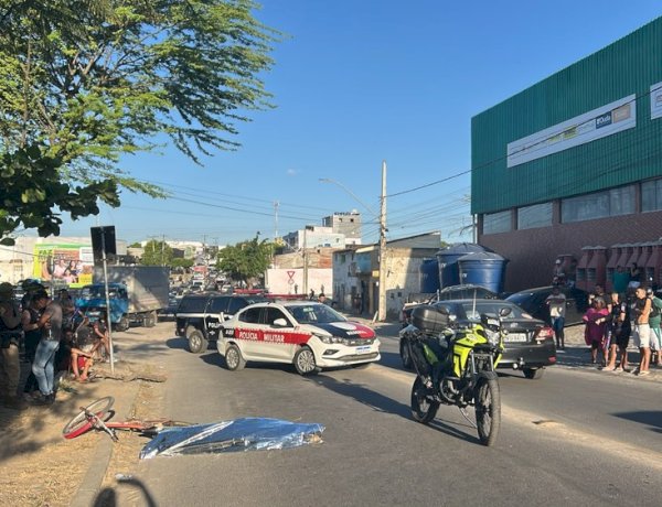 CAMPINA GRANDE: Ciclista morre após ser atropelado por carreta no bairro das Malvinas