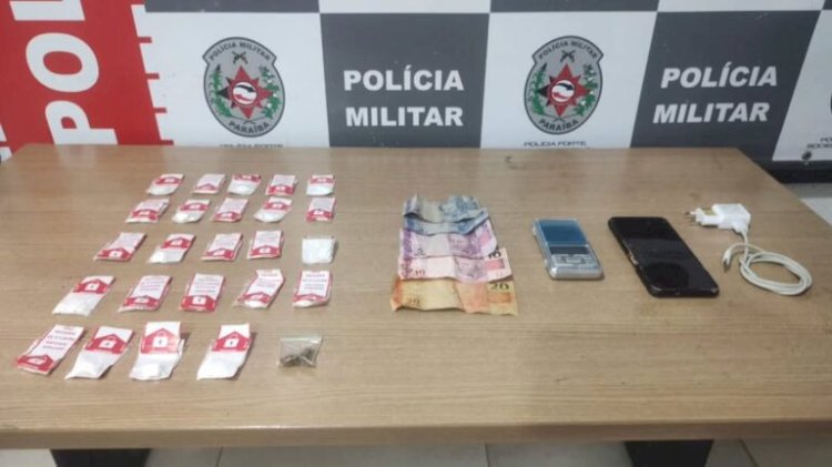 Homem suspeito de tráfico de drogas é preso com cocaína em Mangabeira
