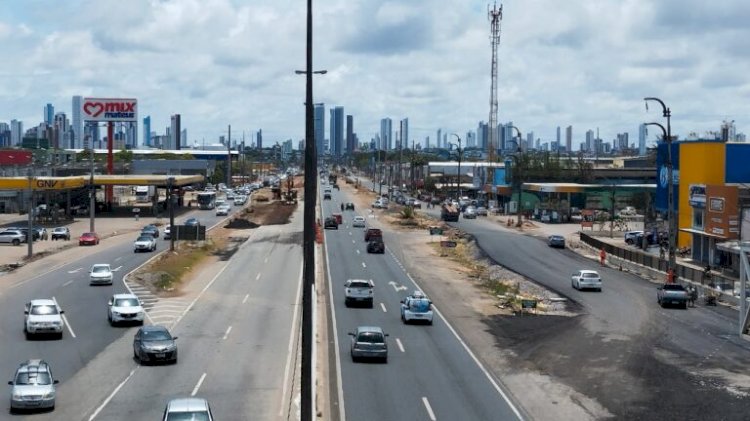 Trecho da BR-230 será totalmente interditada em Cabedelo para obras de passarela a partir desta quinta-feira