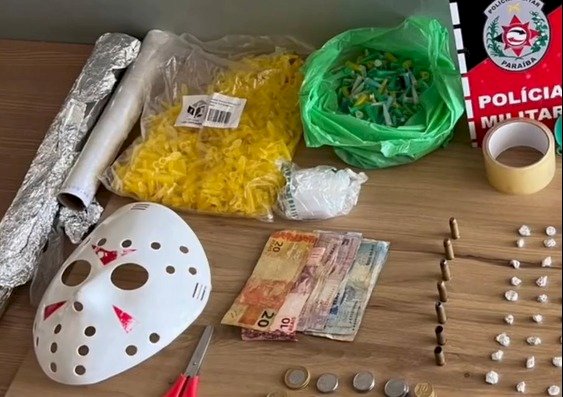 Homem é preso com 113 porções de crack em Aparecida