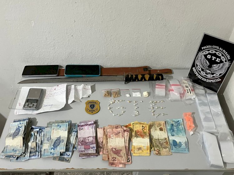 Mulher é presa por tráfico de drogas no Multirão, em Alagoa Nova