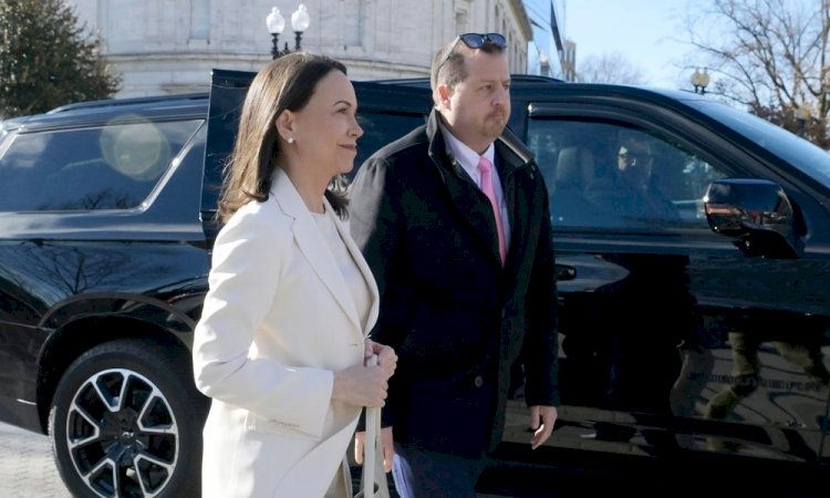 María Corina Machado oferece medalha do Nobel da Paz para Trump