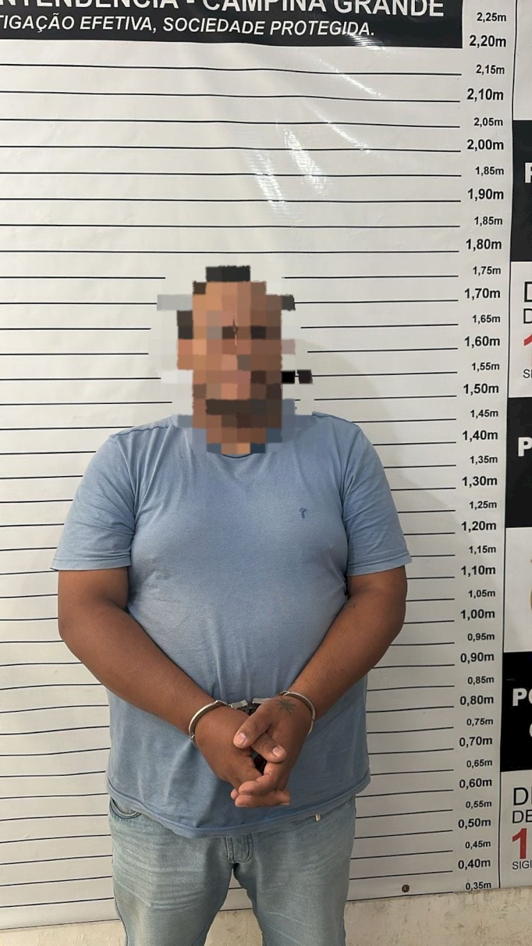 Policia Civil da Paraíba realiza prisão em flagrante de homem suspeito de incendiar residência e ameaçar familiares em Alagoa Nova