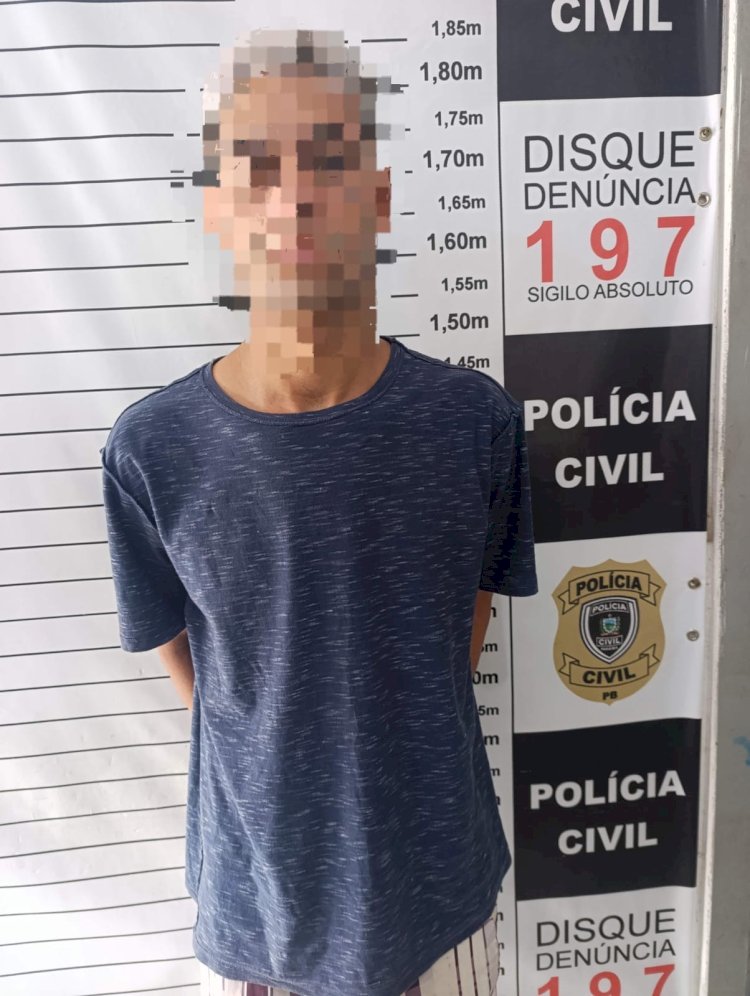 Polícia Civil prende suspeito de tráfico e apreende arma com numeração raspada em Algodão de Jandaíra