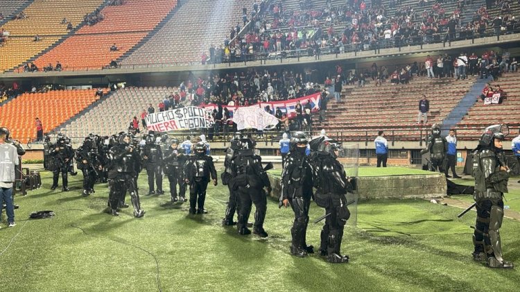 Conmebol dá vitória para o Flamengo em jogo interrompido contra o Independiente Medellín