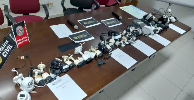 Mais de 70 câmeras de monitoramento usadas por facções na Grande João Pessoa são apreendidas