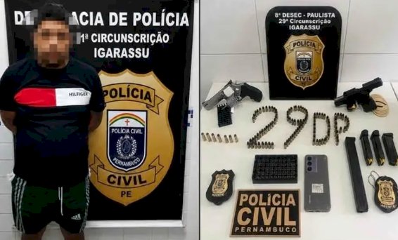 Líder de facção criminosa de Arara é preso em Pernambuco em ação conjunta das polícias