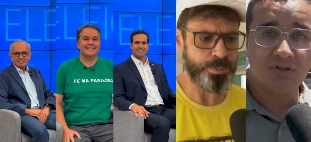 Encontro com empresários, gravações e caminhadas com apoiadores: veja como foi o dia dos candidatos ao governo da PB