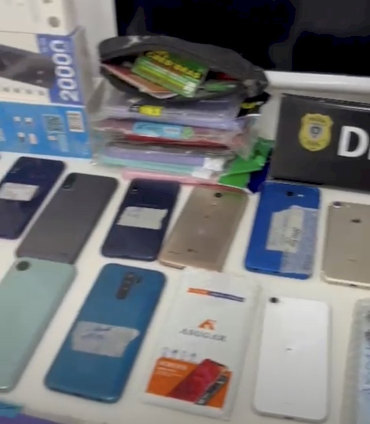 PATOS: Polícia Civil prende suspeito de furto e recupera celulares e equipamentos eletrônicos